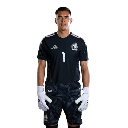 Camiseta de fútbol de México para la Copa Mundial 2026 (Versión Jugador/Versión Partido) - Portero: N.° 1 Raúl Rangel, N.° 12 Carlos Acevedo, N.° 13 Guillermo Ochoa
